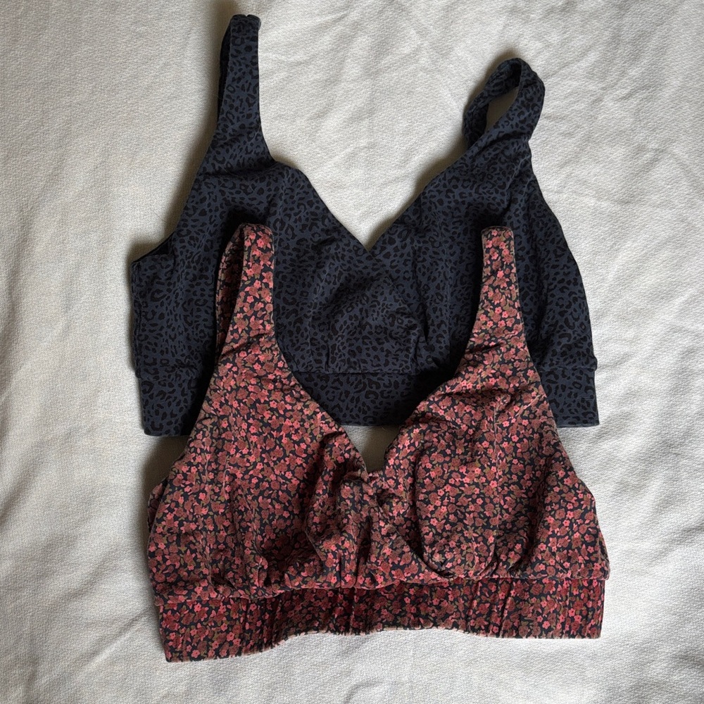 Bundle of 2 Hatch Dream Feed Nursing Bras Cotton